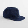 Czapka z bawełny organicznej 5 Panel Rope Cap - B864N:Oxford Navy, 100% bawełna, One Size